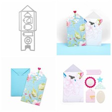 Geschenkbox Umschlag Metall