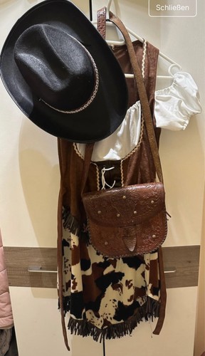 Cowgirl kostüm damen s - cowgirl,