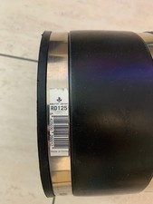 125mm Flexible GummiMuffe mit 2 Edelstahlschellen Gummi Muffe Gummimanschette