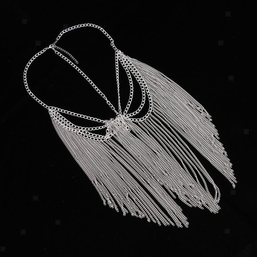 Kopfschmuck mit quastenkette - kopfschmuck,