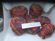 190 g - bunte Wolle - Farbverlaufsgarn - Siehe Fotos