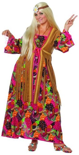 Hippiekleid hippie lang 70er - lang,