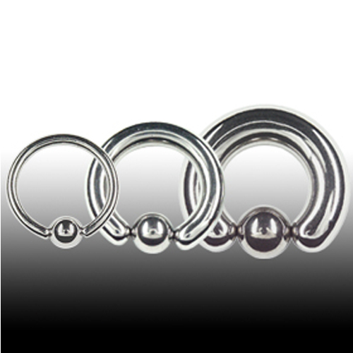 5mm stahl klemmkugel ring - 2,5mm,