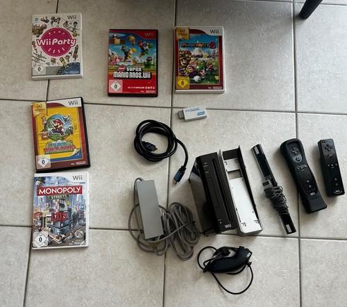 Nintendo wii schwarz komplett - nintendo,