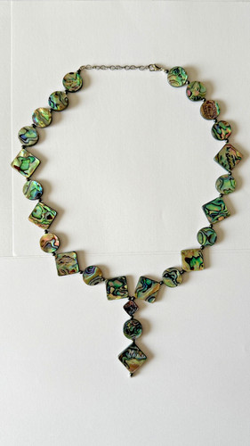 Halskette perlmutt schmuck - halskette,