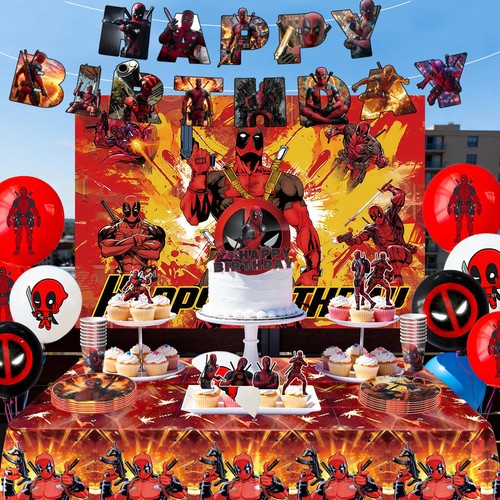 Deadpool partydekorationen - deadpool,