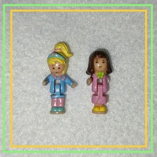 Polly Pocket & Tawny ✨ 2 Figuren Children's Hospital Krankenhaus ✨ Bluebird 1995
