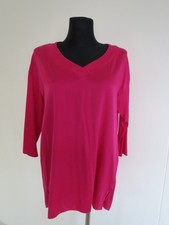 Fabiana Filippi, Seiden Bluse Tunika Neuwertig, Gr. 38/40, pink, magenta, cyclam