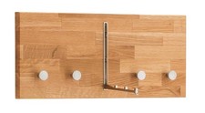 Wandgarderobe 50cm Massivholz