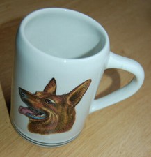 Bierkrug Motiv Schäferhund Bier-Krug