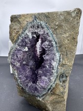 Lila Amethyst Natur Stufe Mit