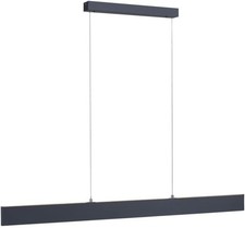 LeuchtenDirekt Pendelleuchte anthrazit linearen Design Lichtfarbensteuerung