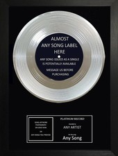 PLATINUM RECORD DISC AWARD -