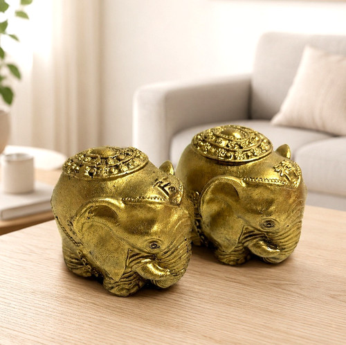 2er set elefanten figuren - set,