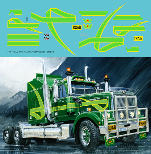 Decals für grand hauler - 1/14,