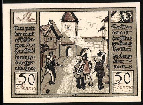 Notgeld quedlinburg 1922 50 - quedlinburg, 1922,