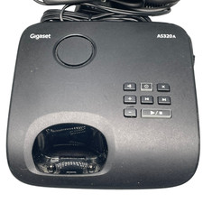 Siemens Gigaset AS320A Basisstation mit Anrufbeantworter Netzteil & Telefonkabel