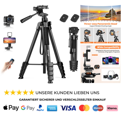 Kamera stativ 190cm - 190cm, wege