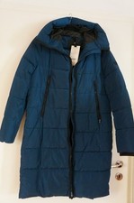 RESET Damen Wintermantel Steppmantel Dubelblau Größe M Kapuze NEU mit Etikett