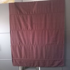 Raffrollo mit Schlaufen Blickdicht braun 120x160cm