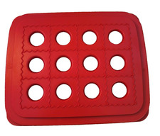 Tupperware_ Big Snack rot mit Löffel _ Ausstellungstück