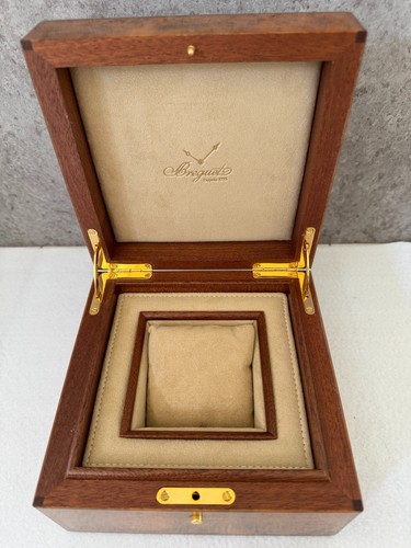 Breguet holz uhrenbox vitrine - breguet,