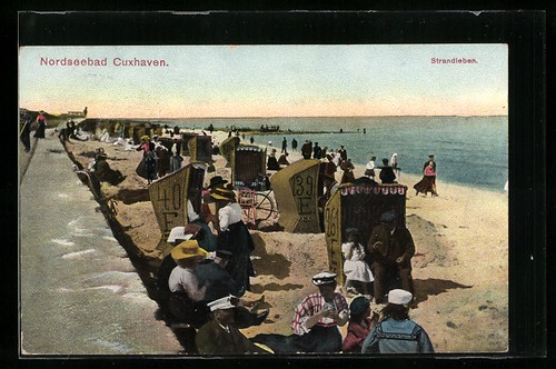 Ansichtskarte cuxhaven - ansichtskarte,