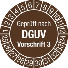 Mehrjahresprüfplakette Ø 30