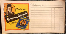 alte Rechung/Werbung 1930