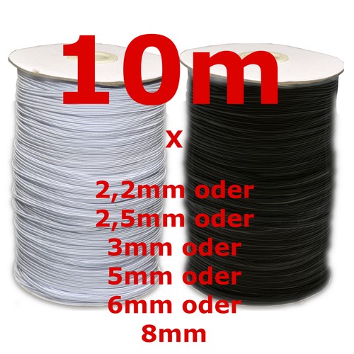 Gummiband gummilitze 10m - gummiband,