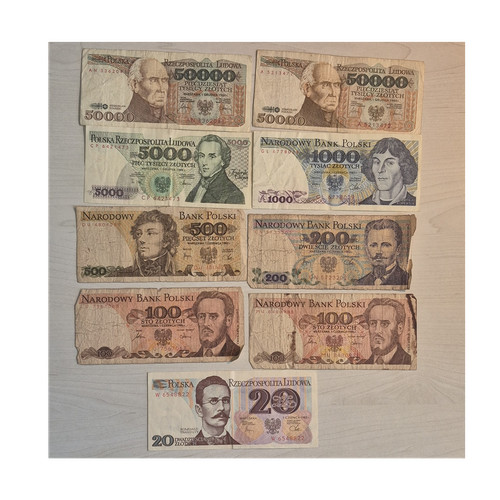 Polnische banknoten lot - banknoten,