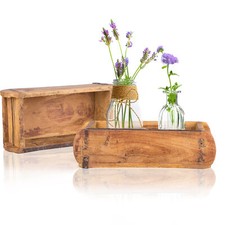 Alte holzkiste holzdeko - holzkiste,