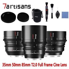 7artisans 35/50/85mm T2.0
