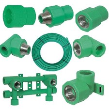 Fusiotherm Aquatherm, Aqua-Plus 20 mm Fittings PPR, Verschraubung, Halter usw.  