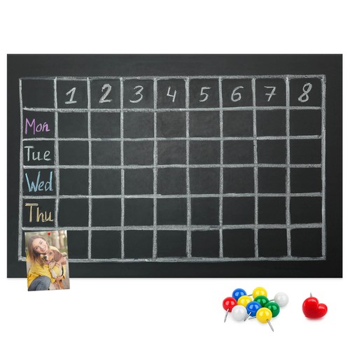 Bedruckte pinnwand korktafel - pinnwand,