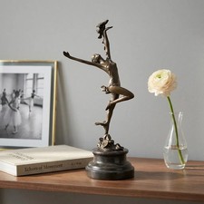 Premium Bronzefigur Tänzerin