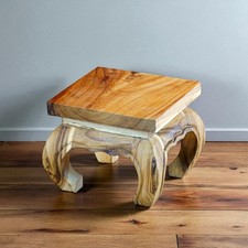 Beistelltisch suar massivholz - beistelltisch,