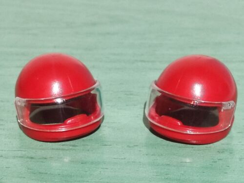Playmobil rote helme pilot - x2,