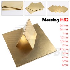 Flach Messing Blech Platten