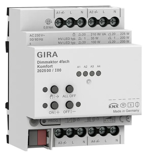 Gira 2025 dimmaktor - gira, 4f