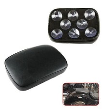 Neu Motorrad Sozius Sitz Sitzpad mit 8 Saugnapf für Universal Motorbike Schwarz