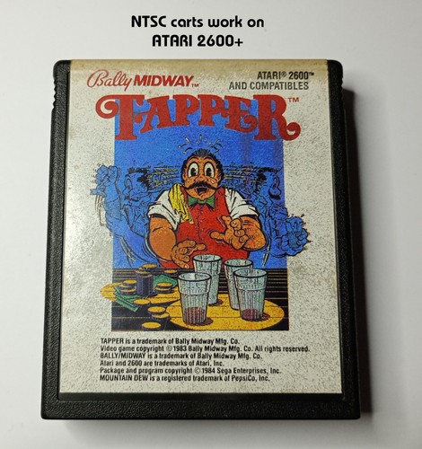 Tapper atari 2600 7800 - atari, 2600/7800/2600+