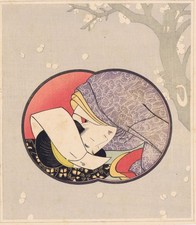 Shunga farbholzschnitt - shunga,