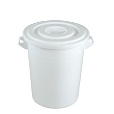 35 Liter Universaleimer mit Deckel lebensmittelecht Futtertonne Allzweckeimer