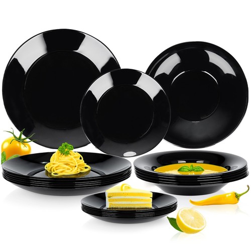 Tafelservice glas schwarz - tafelservice,
