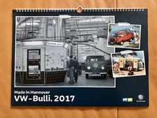 VW-Bulli Bus T1 T2 T3 Kalender 2017 / Festival Messe Hannover