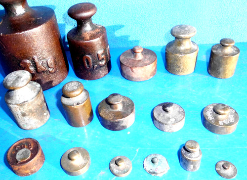 Alte gewichte eisen - ,