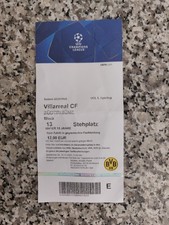 Used Sammler Ticket UEFA CL