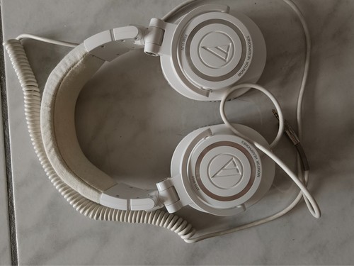 Audio technica ath m50 white - ath-m50, (white