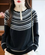 Damen Wollpullover Norweger